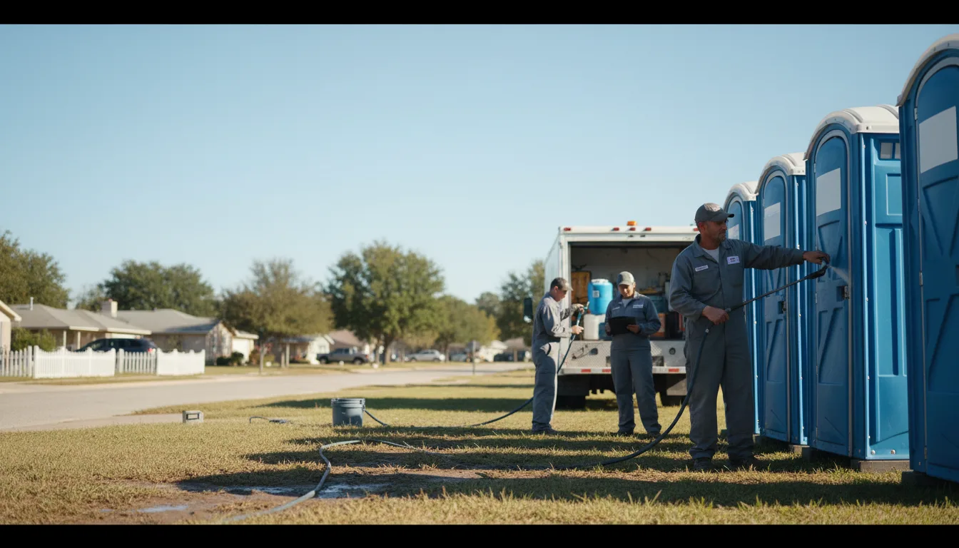 Long-Term Portable Toilet Rental in Mount Pleasant, IA near me